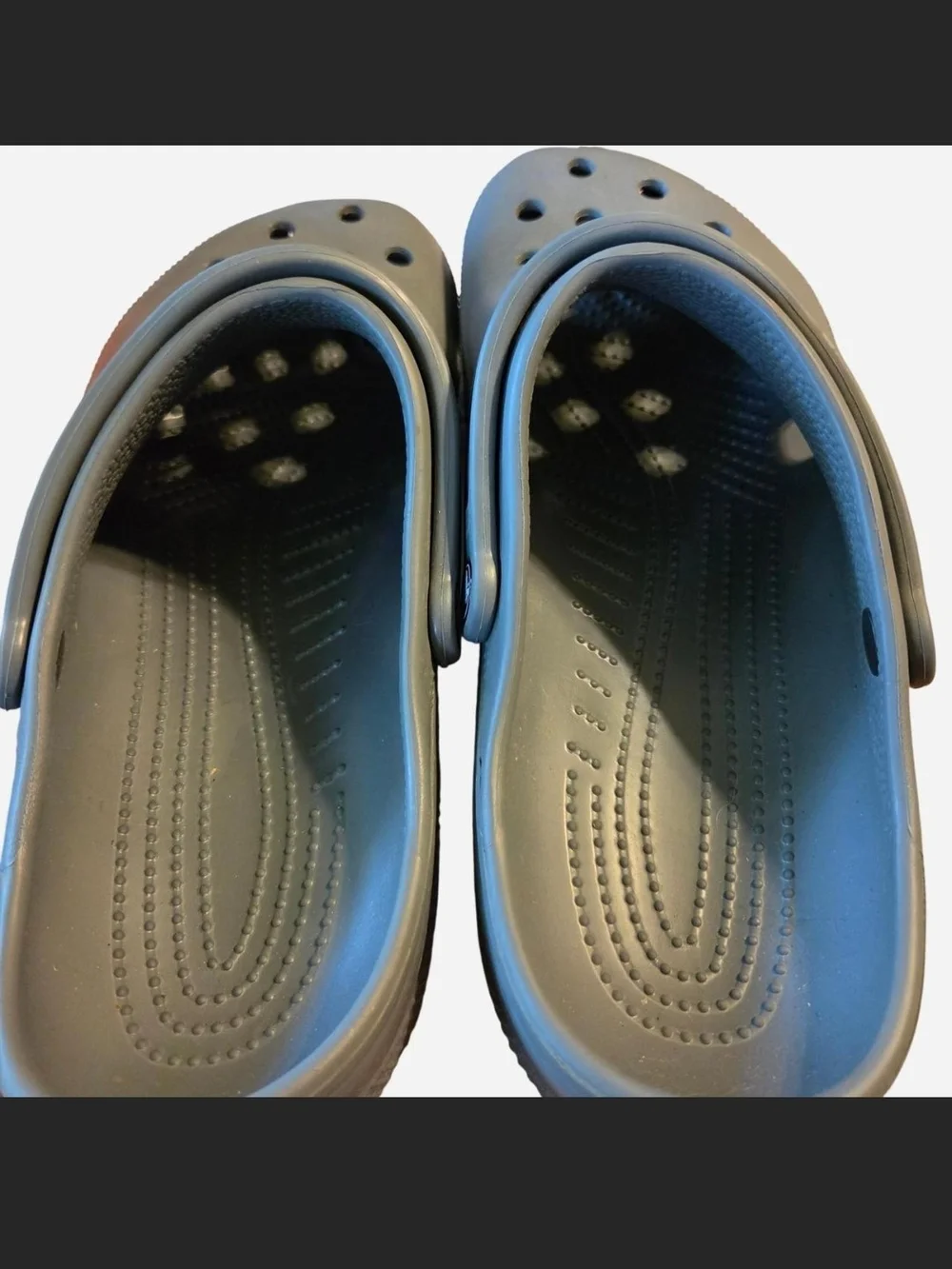 Crocs Men's 13 Grey Clog Sandals Comfort